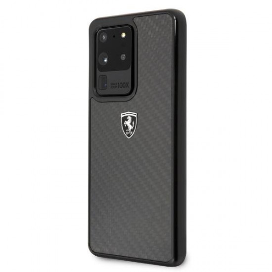 Ferrari Carbon Heritage Case for Samsung Galaxy S20 Ultra - Black