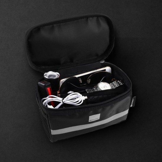 Wozinsky Bike Handlebar Bag with Phone Case 2L Black (WBB12BK)