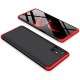 GKK 360 Protection Case Front and Back Case Full Body Cover Samsung Galaxy M51 black-red