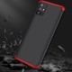 GKK 360 Protection Case Front and Back Case Full Body Cover Samsung Galaxy M51 black-red