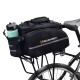 Wozinsky large bike rack bag 35l + rain cover black (WBB19BK)
