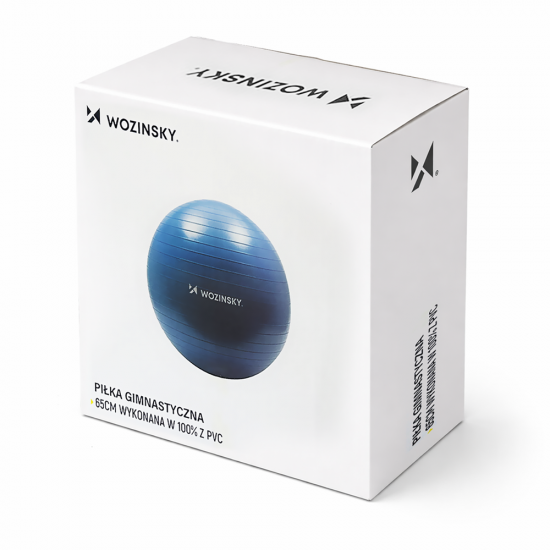Wozinsky WGB65BL Exercise Ball, 65 cm, Blue
