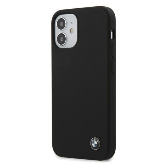 BMW Silicone Signature Case for iPhone 12 mini - Black