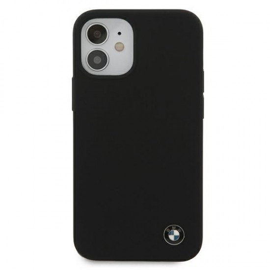 BMW Silicone Signature Case for iPhone 12 mini - Black