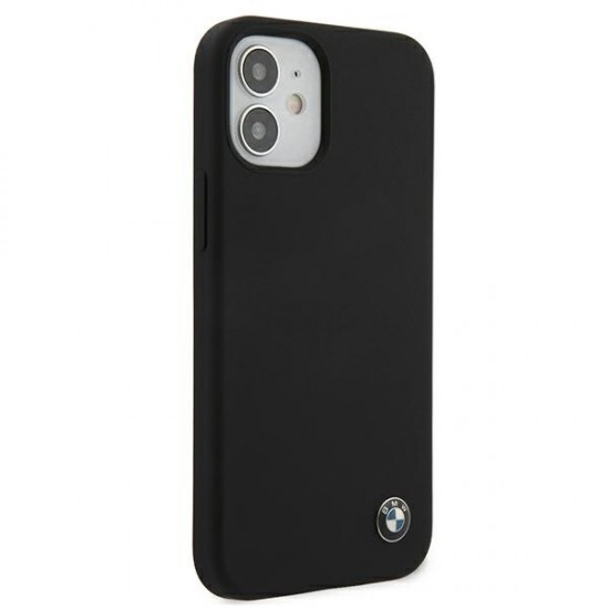 BMW Silicone Signature Case for iPhone 12 mini - Black