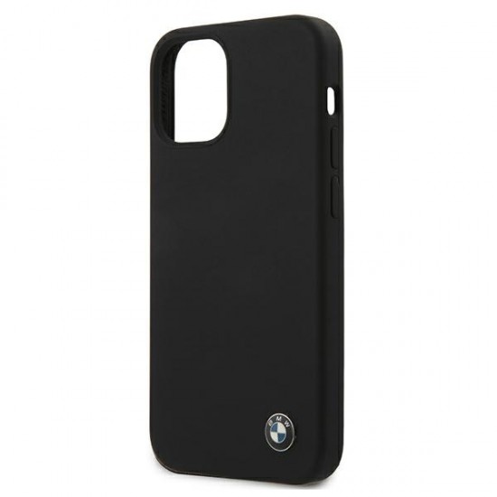 BMW Silicone Signature Case for iPhone 12 mini - Black