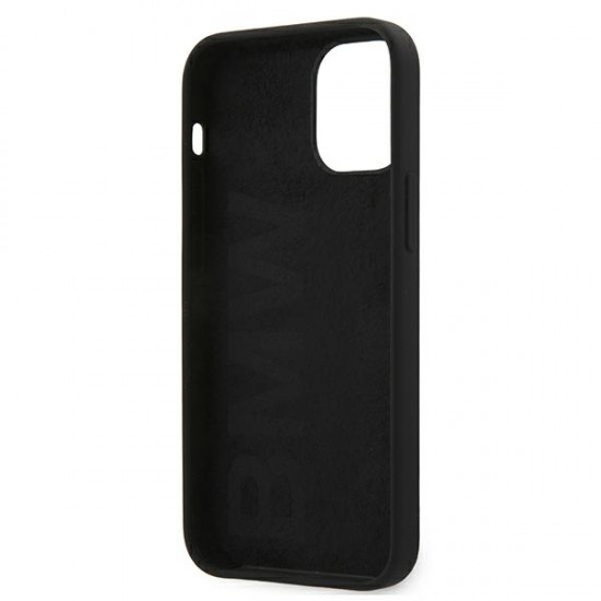 BMW Silicone Signature Case for iPhone 12 mini - Black