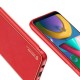 Dux Ducis Yolo elegant case made of soft TPU and PU leather for Samsung Galaxy M30s red