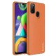 Dux Ducis Yolo elegant case made of soft TPU and PU leather for Samsung Galaxy M30s orange