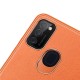 Dux Ducis Yolo elegant case made of soft TPU and PU leather for Samsung Galaxy M30s orange