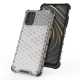 Honeycomb Case armor cover with TPU Bumper for Xiaomi Poco M3 transparent