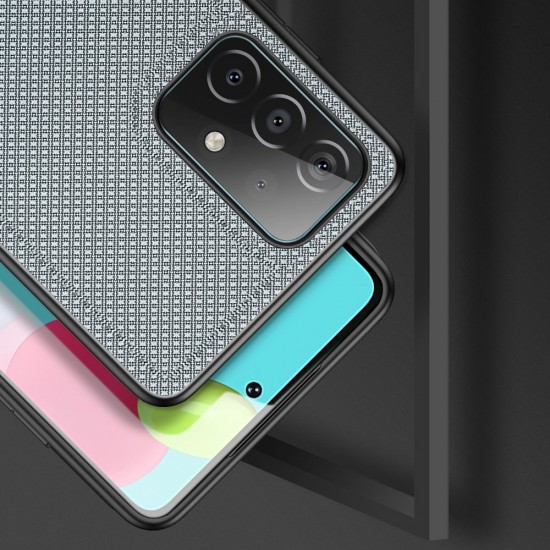 Dux Ducis Fino case covered with nylon material for Samsung Galaxy A72 4G gray