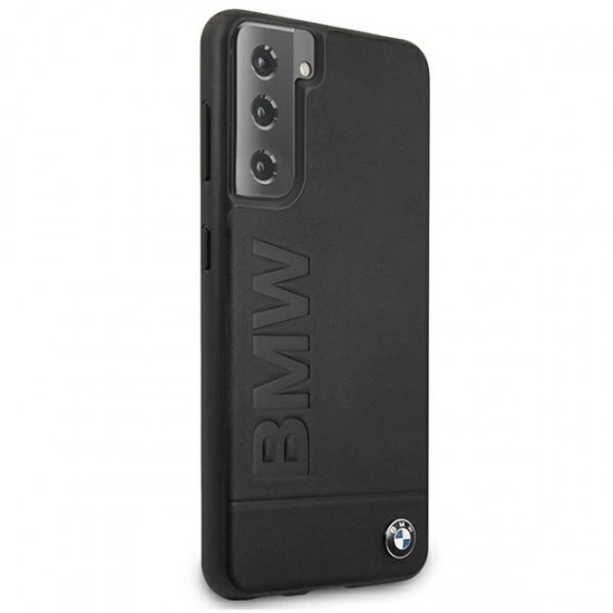 BMW Signature Logo Imprint Case for Samsung Galaxy S21+ - Black