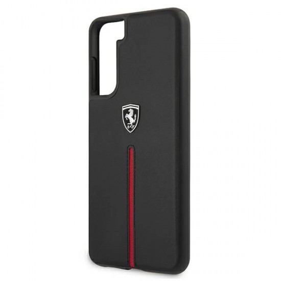 Ferrari FEOSIHCS21SBK S21 G991 black/black hardcase Off Track Leather Nylon Stripe