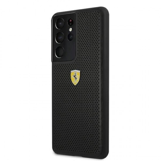 Ferrari FESPEHCS21LBK S21 Ultra G996 black/black hardcase On Track Perforated
