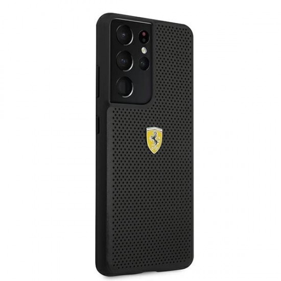 Ferrari FESPEHCS21LBK S21 Ultra G996 black/black hardcase On Track Perforated