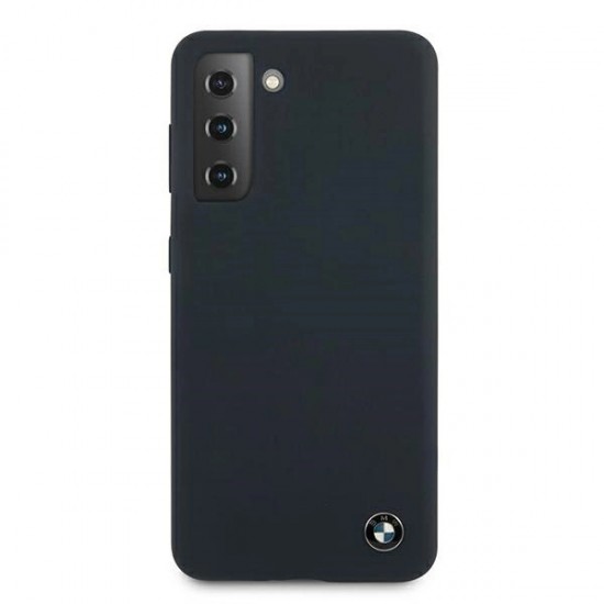 BMW Silicone Signature Case for Samsung Galaxy S21+ - Navy Blue