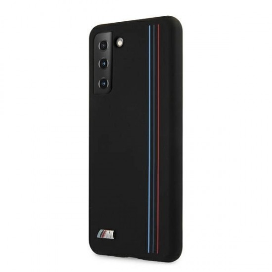 BMW Silicone Stripes M Collection Case for Samsung Galaxy S21+ - Black