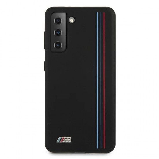 BMW Silicone Stripes M Collection Case for Samsung Galaxy S21+ - Black
