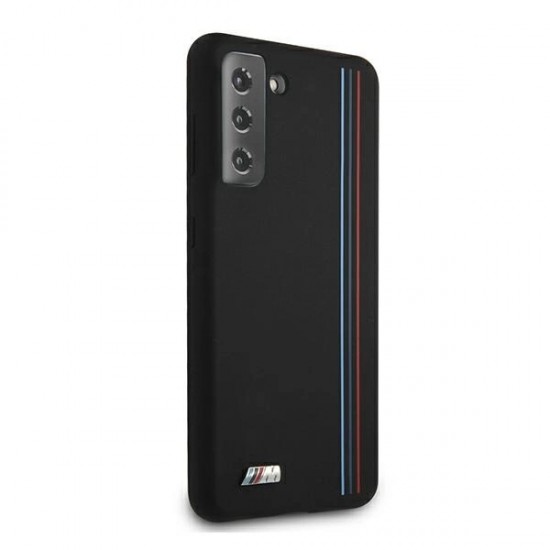 BMW Silicone Stripes M Collection Case for Samsung Galaxy S21+ - Black