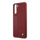 BMW Silicone Signature Logo Case for Samsung Galaxy S21+ - Red