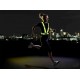 Adjustable reflective harness for a running bike - orange