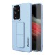 Wozinsky Kickstand Case Silicone Case with Stand for Samsung Galaxy S21 Ultra 5G Light Blue
