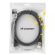 Wozinsky HDMI 2.1 Cable 8K 60 Hz 48 Gbps / 4K 120 Hz / 2K 144 Hz 2 m Silver (WHDMI-20)