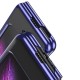 Plating Case hard case Electroplating frame Cover for Samsung Galaxy Fold blue
