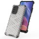 Honeycomb Case armor cover with TPU Bumper for Xiaomi Redmi K40 Pro+ / K40 Pro / K40 / Poco F3 transparent