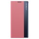 Sleep Case Bookcase Type Case with Smart Window for Xiaomi Redmi K40 Pro+ / K40 Pro / K40 / Poco F3 pink