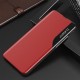 Eco Leather View Case Elegant Flip Cover Case with Stand Function Xiaomi Redmi K40 Pro + / K40 Pro / K40 / Poco F3 Red