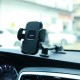 Joyroom car phone holder with flexible arm for dashboard or windshield, black (JR-ZS259)