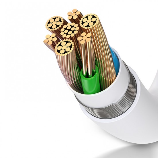 Joyroom S-Y104 headphone adapter Lightning - Lightning / mini jack 3.5mm - white