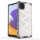 Honeycomb Case armor cover with TPU Bumper for Samsung Galaxy A22 5G black