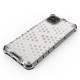 Honeycomb Case armor cover with TPU Bumper for Samsung Galaxy A22 5G black
