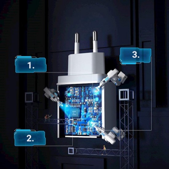 Ugreen CD122 Quick Charge 3.0 18W 3A USB Fast Charger White (10133)