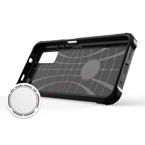 Hybrid Armor Case Tough Rugged Cover for Xiaomi Redmi Note 10 5G / Poco M3 Pro golden