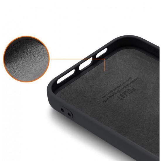 Silicone Case Soft Flexible Rubber Cover for Xiaomi Redmi Note 10 5G / Poco M3 Pro black