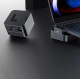 Hub Joyroom S-H121 USB-C stand - USB-A 3.0 / RJ45 / HDMI / USB-C / Thunderbolt for MacBook Pro - gray