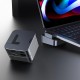 Hub Joyroom S-H121 USB-C stand - USB-A 3.0 / RJ45 / HDMI / USB-C / Thunderbolt for MacBook Pro - gray
