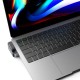 Hub Joyroom S-H121 USB-C stand - USB-A 3.0 / RJ45 / HDMI / USB-C / Thunderbolt for MacBook Pro - gray