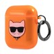 Karl Lagerfeld Choupette case for AirPods 1/2 - orange