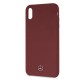 Mercedes Silicone Line Case for iPhone Xs Max - Red