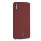 Mercedes Silicone Line Case for iPhone Xs Max - Red