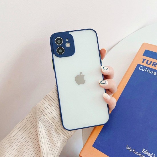 Milky Case silicone flexible translucent case for Samsung Galaxy A32 4G navy blue