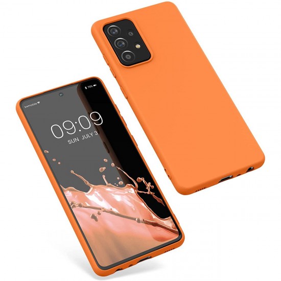 Silicone Case Soft Flexible Rubber Cover for Samsung Galaxy A03s black