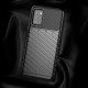 Thunder Case Flexible Tough Rugged Cover TPU Case for Samsung Galaxy A03s black