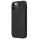 AMG Leather Hot Stamped Case for iPhone 12 Pro Max - Black