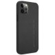 AMG Leather Hot Stamped Case for iPhone 12 Pro Max - Black